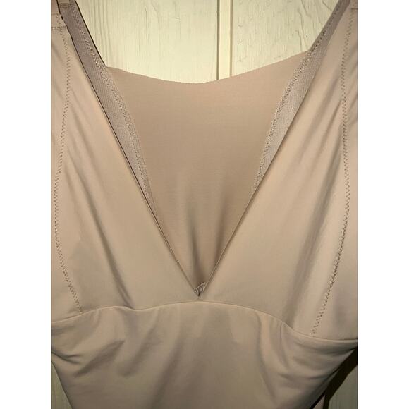 Maidenform Shaper Shapewear Small Open Bust Wear Your Own Bra Thigh Skimmer - Picture 8 of 12